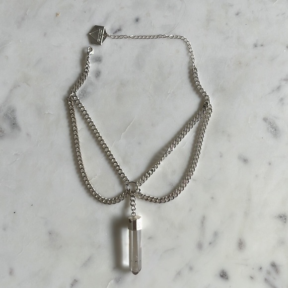 Crystal Drop Necklace - Picture 4 of 8